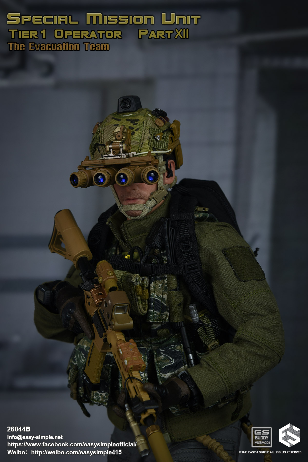 Easy&Simple 26044B Special Mission Unit Tier1 Operator Part XII The Evacuation Team
