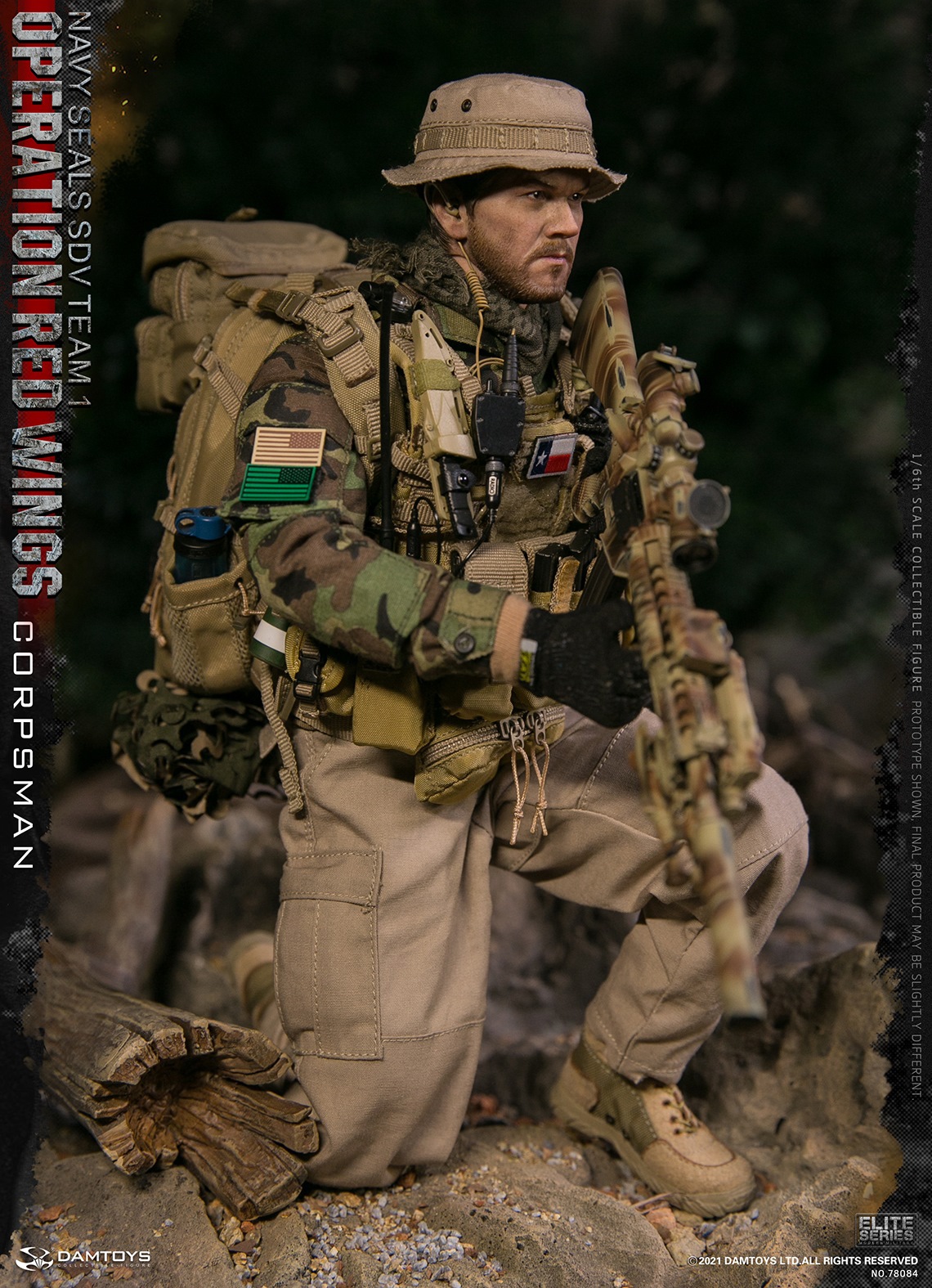 DAMTOYS 78084 1/6 Operation Red Wings: Navy Seals SDV Team 1 - Corpsman