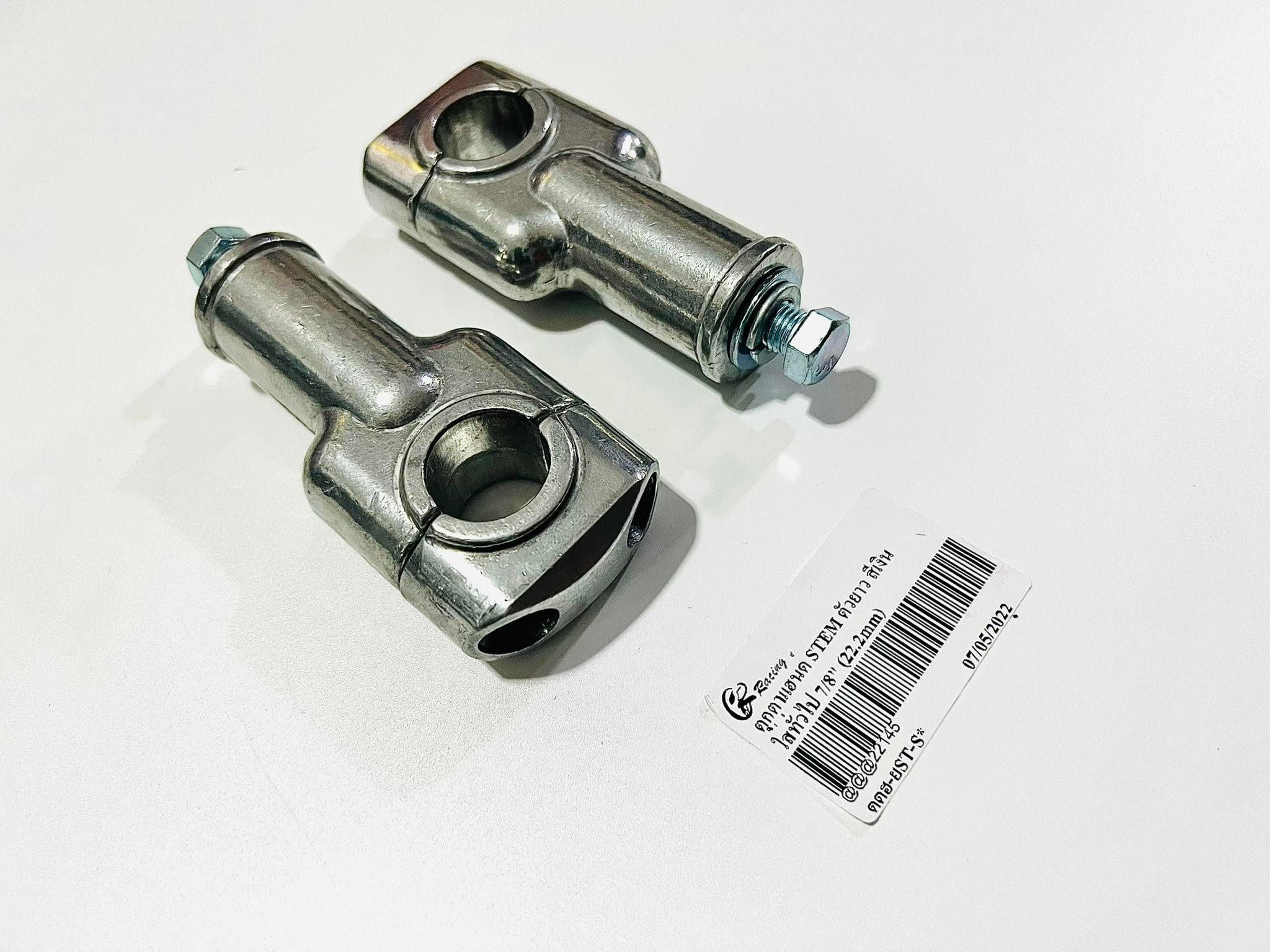 ตุ๊กตาแฮนด์stem ตัวยาว 7/8 22.2 มิล สีชุบ L32-33