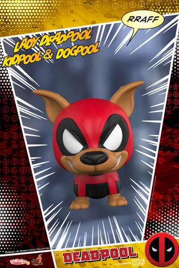 HOT TOYS COSB486 LADY DEADPOOL, KIDPOOL & DOGPOOL COSBABY (S) SET