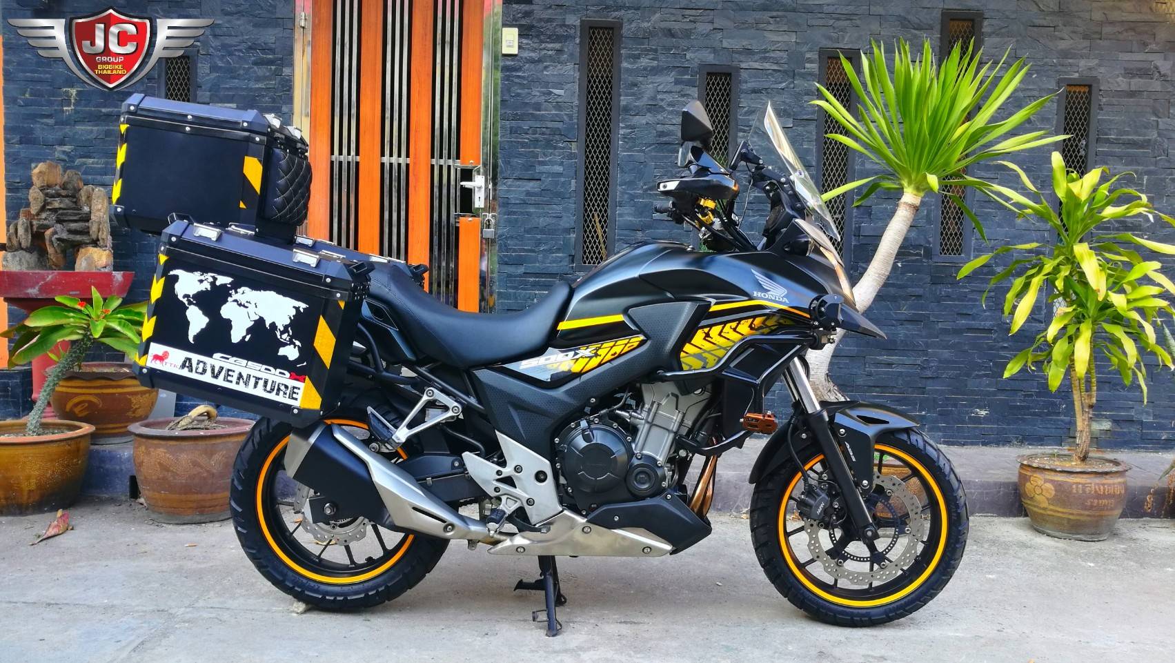 รถบ้านแท้แต่งแต็มทั้งคัน CB500X(abs)----จดทะเบียน ธ.ค.ปี 2013 "Full Options" พร้อมลุย!