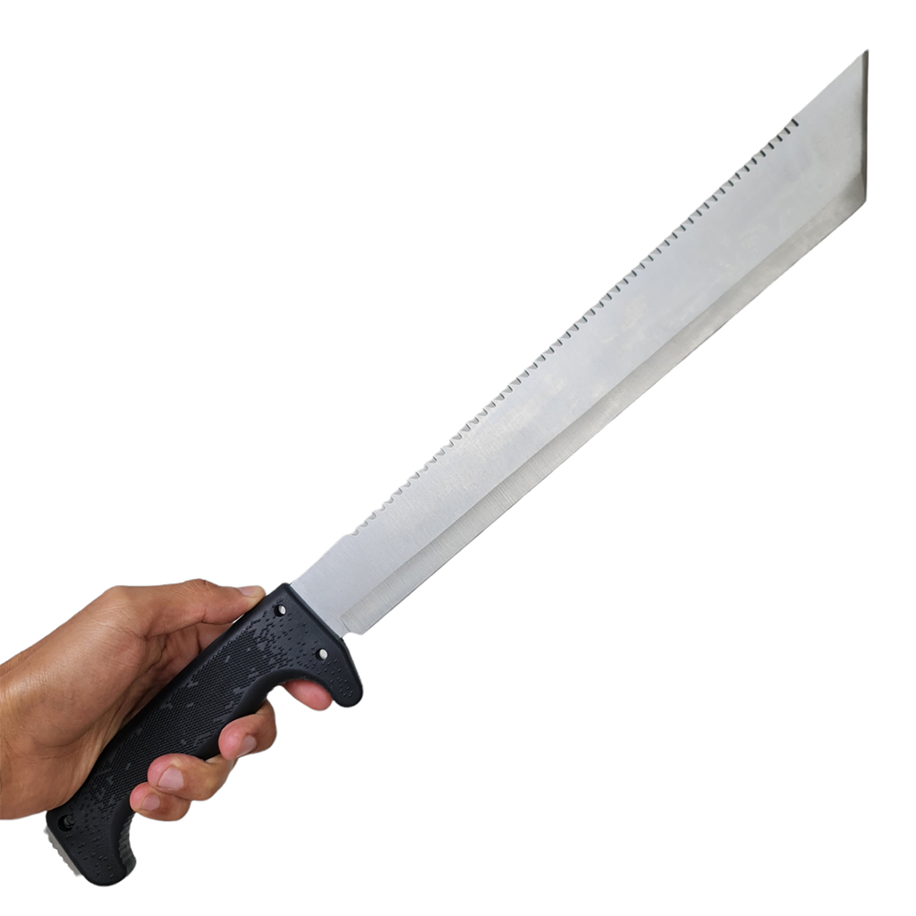 มีดเดินป่า มีดมาเชเต้ มีดใบตาย SOG SOGfari Machete ยาว 21 นิ้ว (53 ซม.) ใบมีดสีเงินพร้อมซองผ้าไนล่อนสำหรับเก็บมีด
