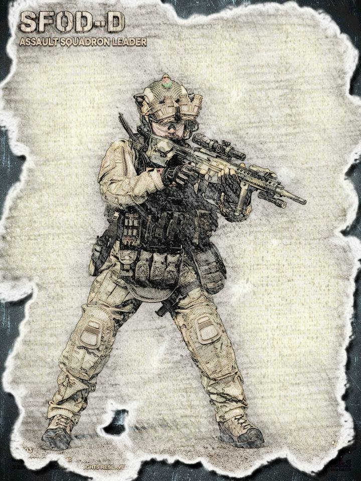 Easy & Simple 26003 SFOD-D Assault Squadron Leader