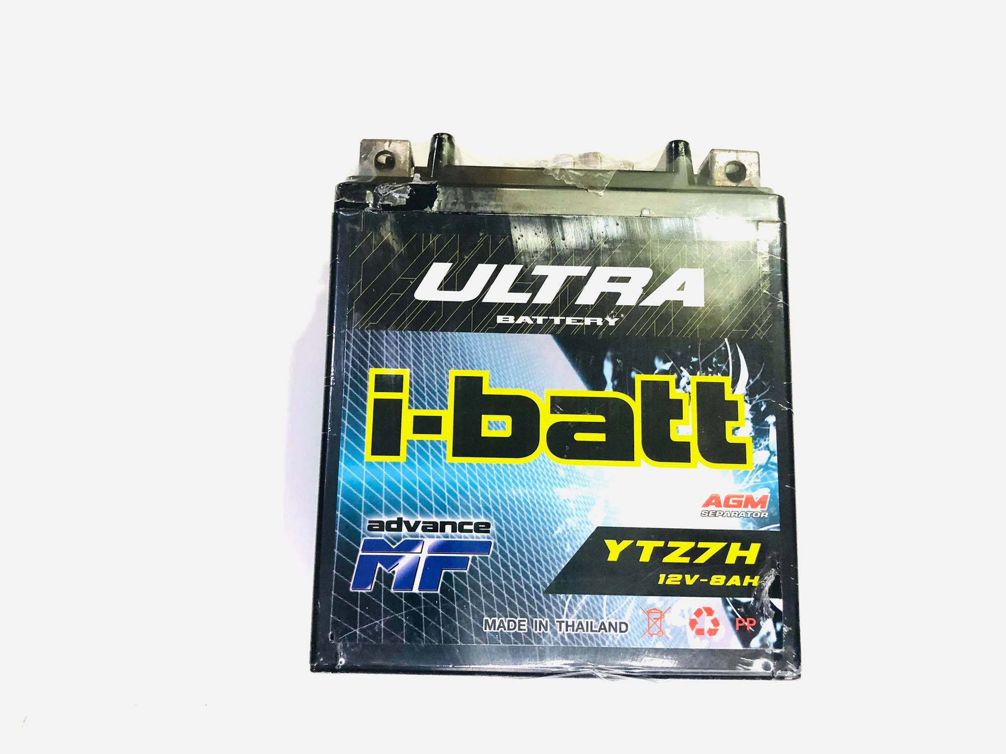 แบตเวสป้า vespa YT7-H 12 โวลต์ 8 แอมป์ ขนาด 114x71x131