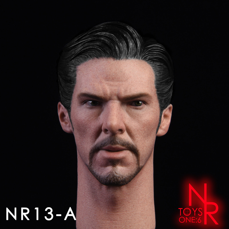 NRTOYS NR13B Dr.Singular 2.0 Headsculpt (White hair direct view)