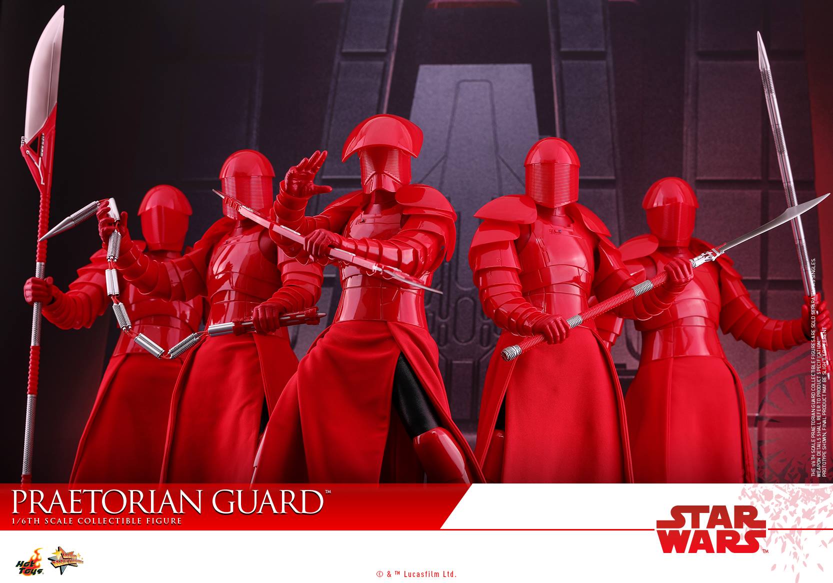 Hot Toys MMS453 STAR WARS: THE LAST JEDI - PRAETORIAN GUARD (WITH HEAVY BLADE)