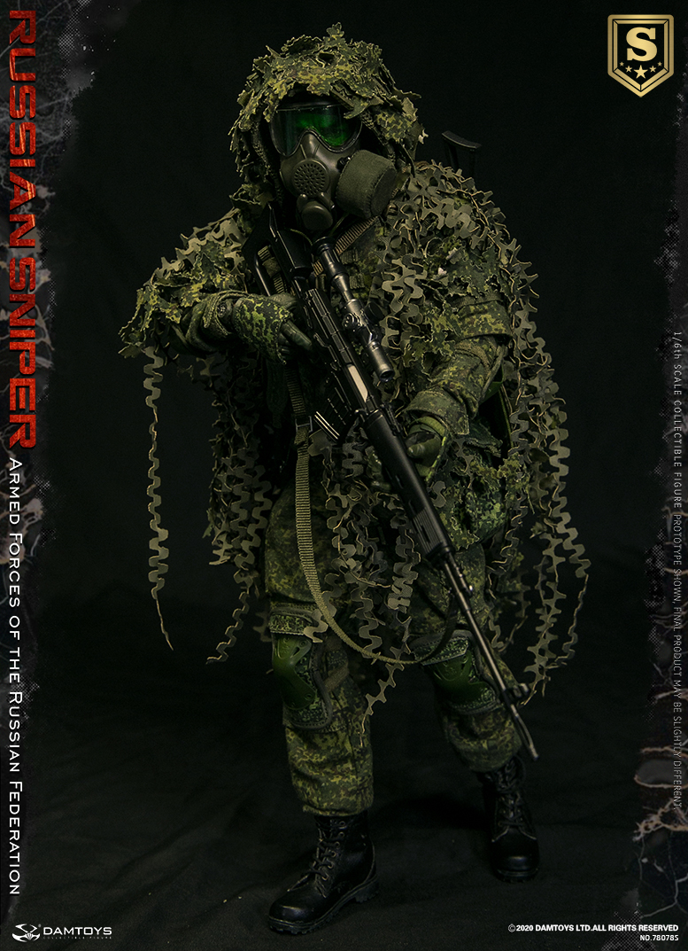 DAMTOYS 78078S 1/6 ARMED FORCES OF THE RUSSIAN FEDERATION - RUSSIAN SNIPER (SPECIAL VERSION)