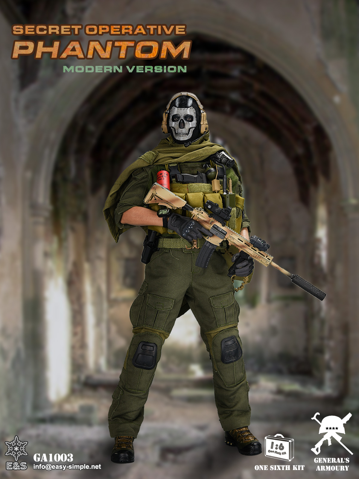 General's Armoury GA1003 Secret Operative Phantom (Modern Version)