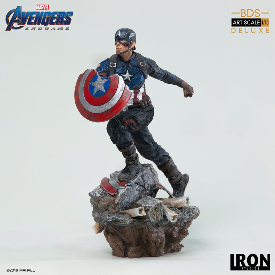 Iron Studios BDS Deluxe Art Scale 1/10 Avengers: Endgame - Captain America
