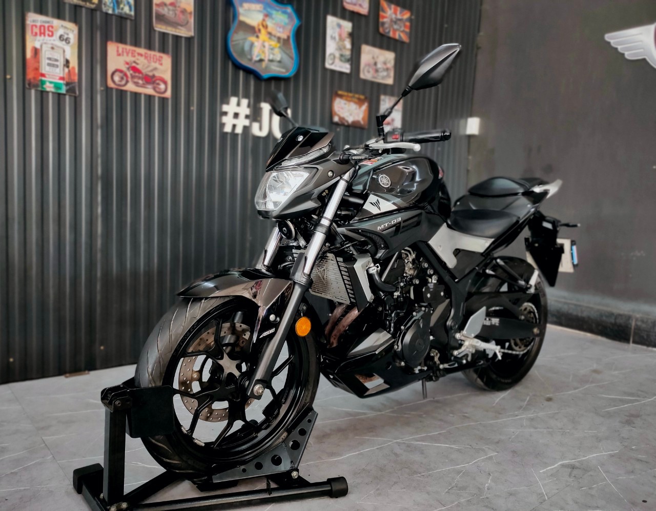 เทิร์นเข้าอีกคันราคาเบาๆ YAMAHA MT03 จดปี 2016จึ้งๆ