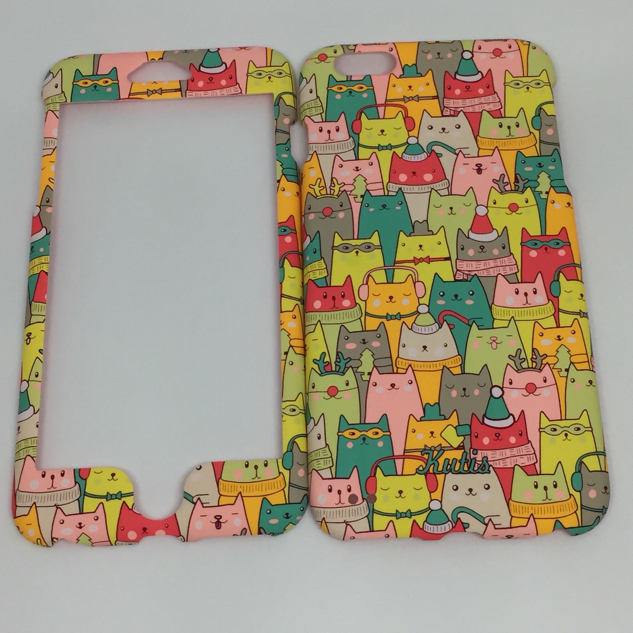 เคสคูทิส (Kutis) ไอโฟน6พลัส,6Sพลัส(ลายแมวเล็กใส่หมวก)