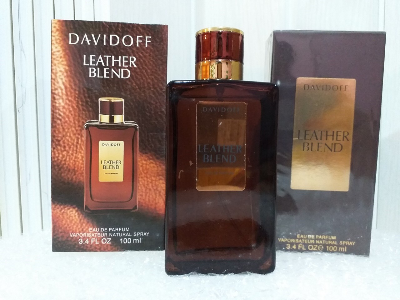 น้ำหอม ผู้ชาย Davidoff Leather Blend Eau De Parfum vaporisateur natural spray 100 ml. per4
