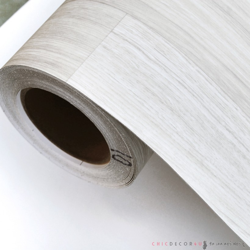 พีวีซีปูพื้น ลายไม้โมเดริน สีขาวเบจ White Beige-wood panel JP-012 หน้ากว้าง 100 ซม หนา 0.6 มม ยาวเมตรละ