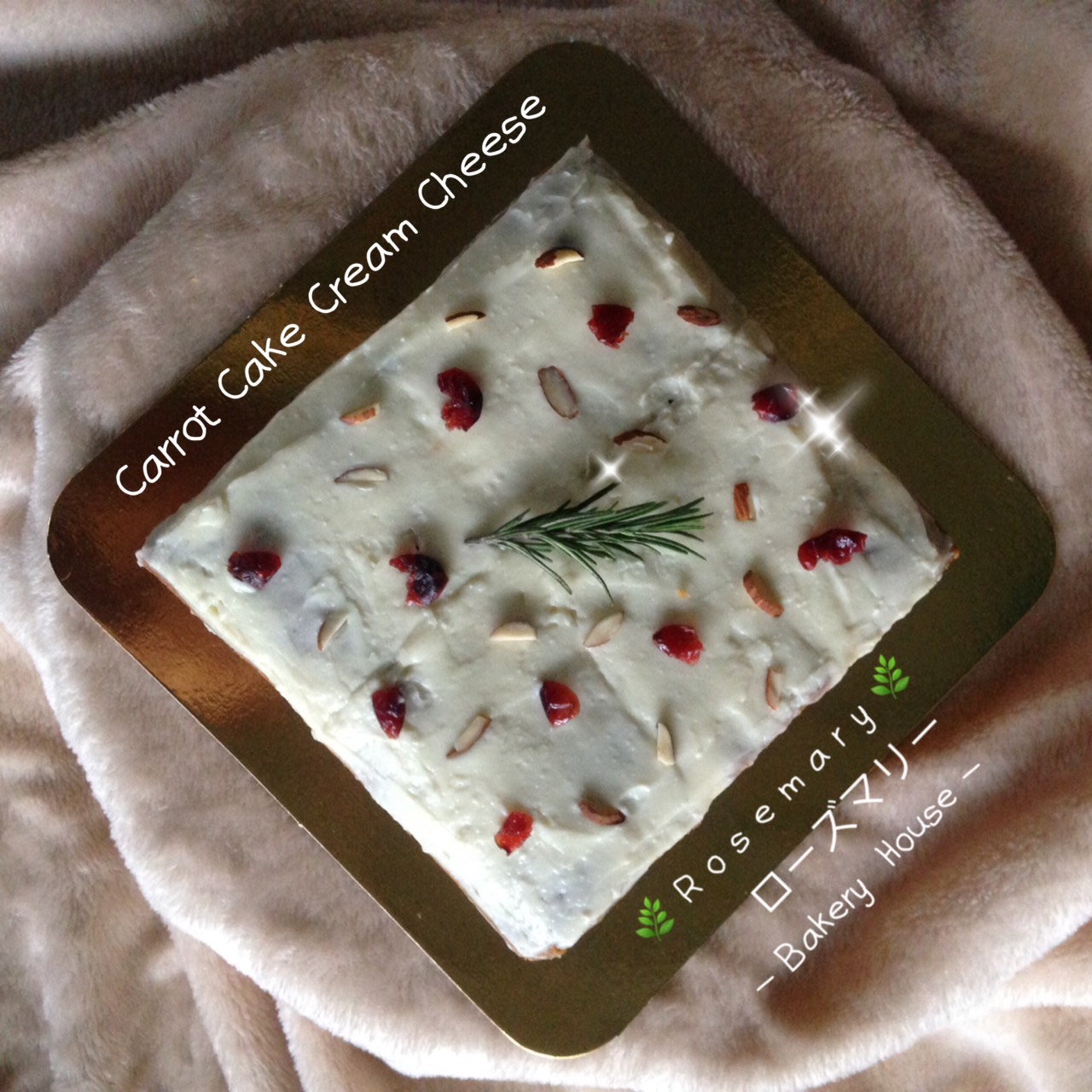 🥕แครอทเค้กครีมชีส🥕🧀 (Carrot Cake Creamcheese) 3 ปอนด์ / 3 Pound - 2 ชั้น