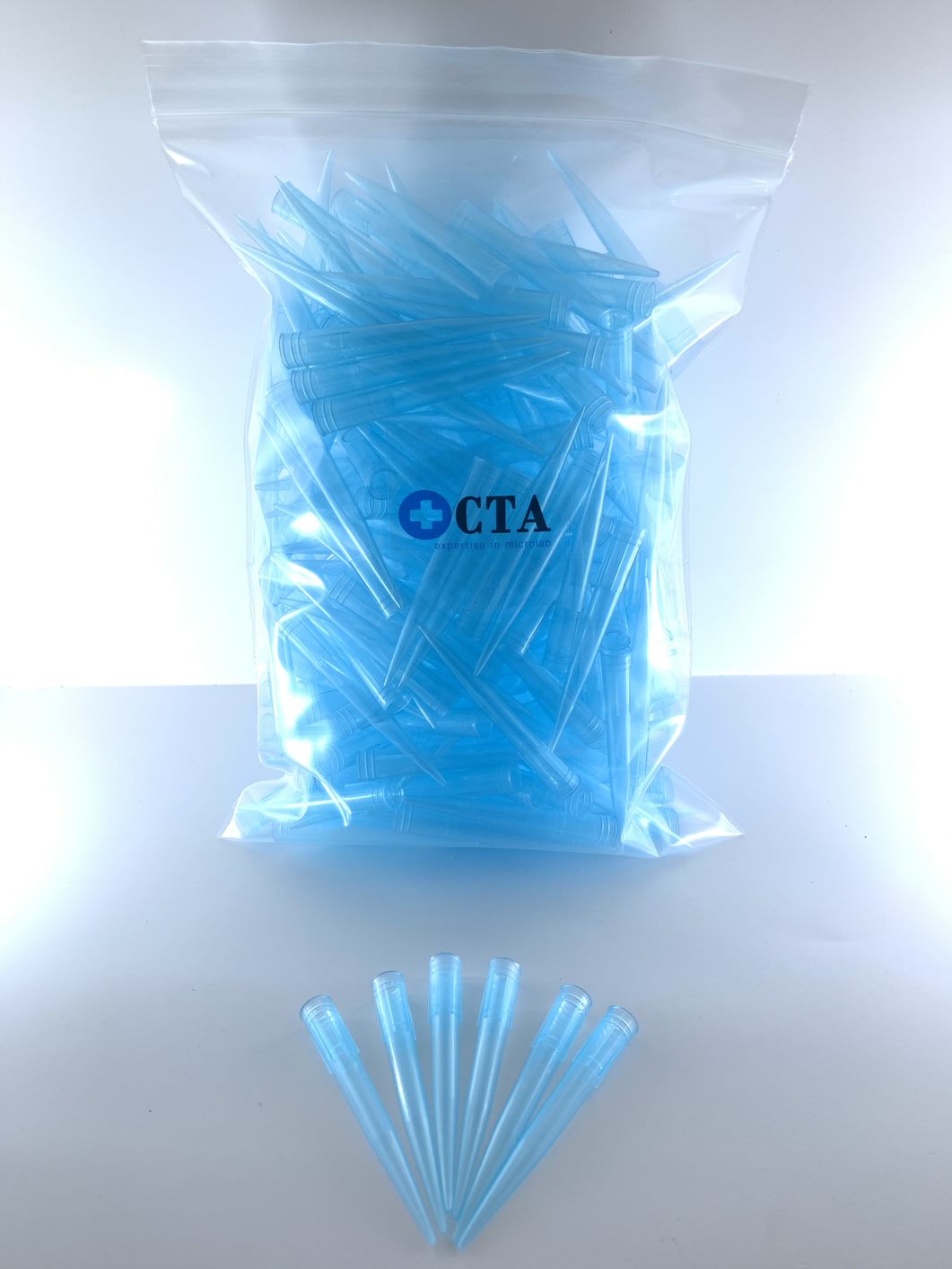 Universal Pipette tip 1000ul Blue (500ea/pkg)-ปิเปตทิป 1000 ul(500 ชิ้น/แพ็ค)
