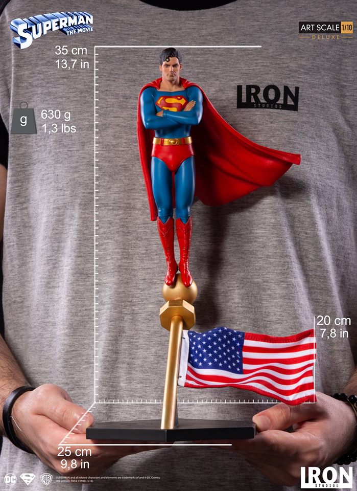 Iron Studios - Superman The Movie 1978 Deluxe Art Scale 1/10 Superman The Movie