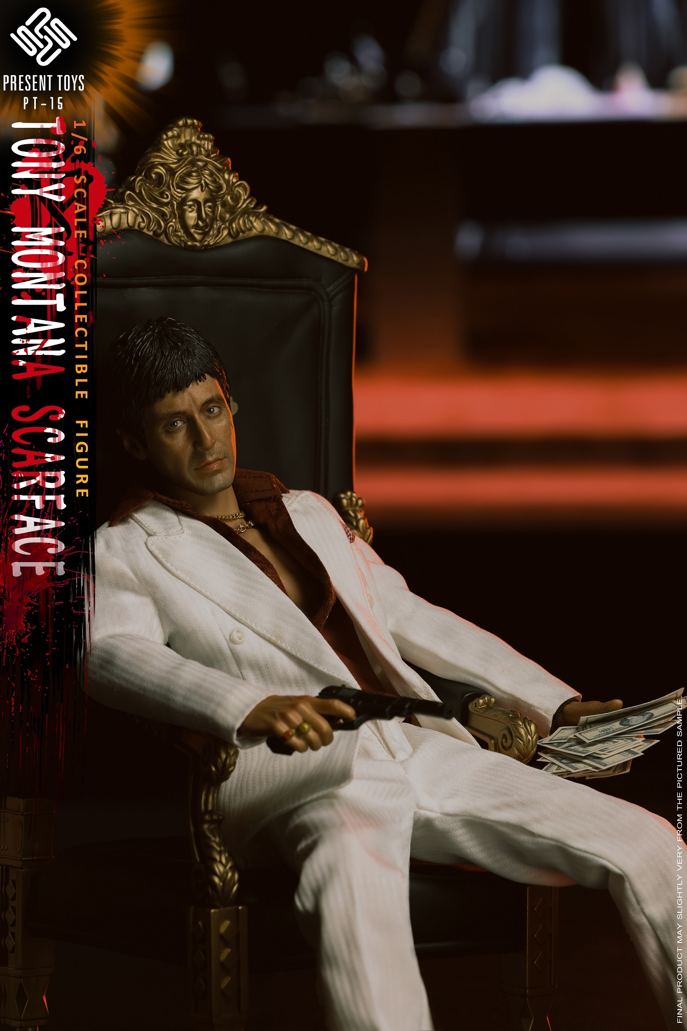 PRESENT TOYS PT-15 1/6 TONY MONTANA SCARFACE