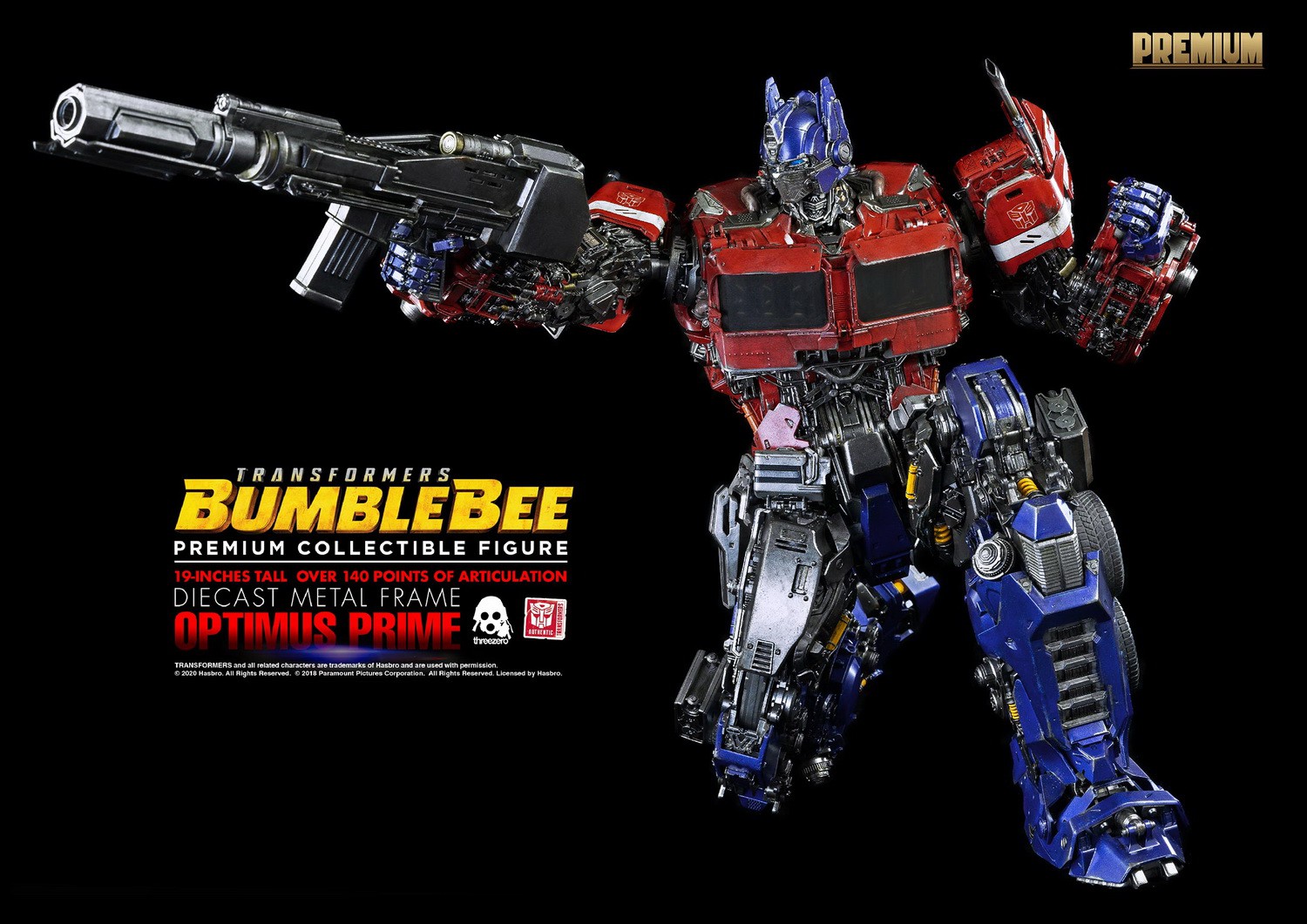 threezero 3Z0162 Transformers: BumbleBee - PREMIUM Optimus Prime