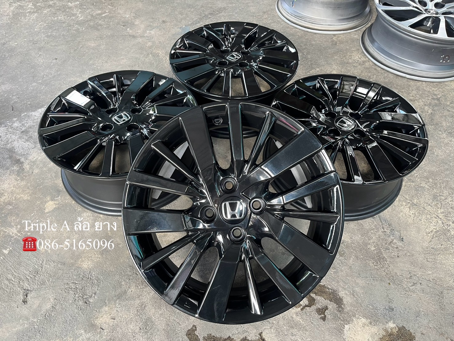 ✨ล้อแม็ก✨Honda City Hatchback ขอบ 16 สีดำ💖สวยกริ๊บ💖