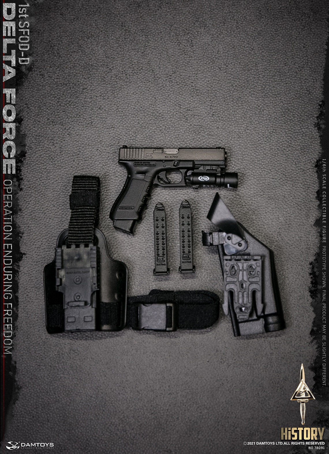 DAMTOYS 78091 1/6 1st SFOD-D OPERATION ENDURING FREEDOM DELTA FORCE