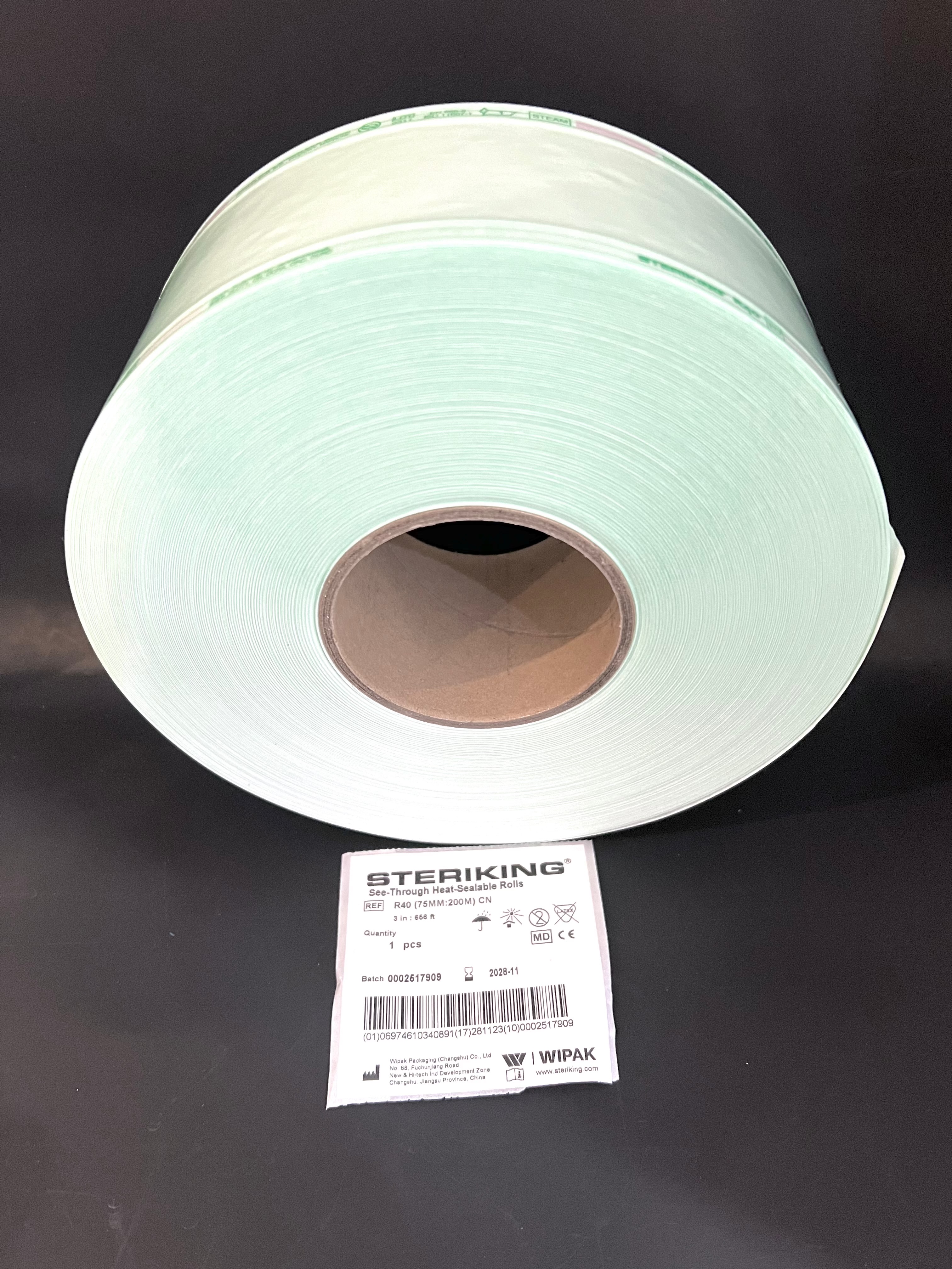 ซองบรรจุเวชภัณฑ์ปลอดเชื้อเรียบ (ยาว 200 เมตร/ม้วน) Flat Rolls