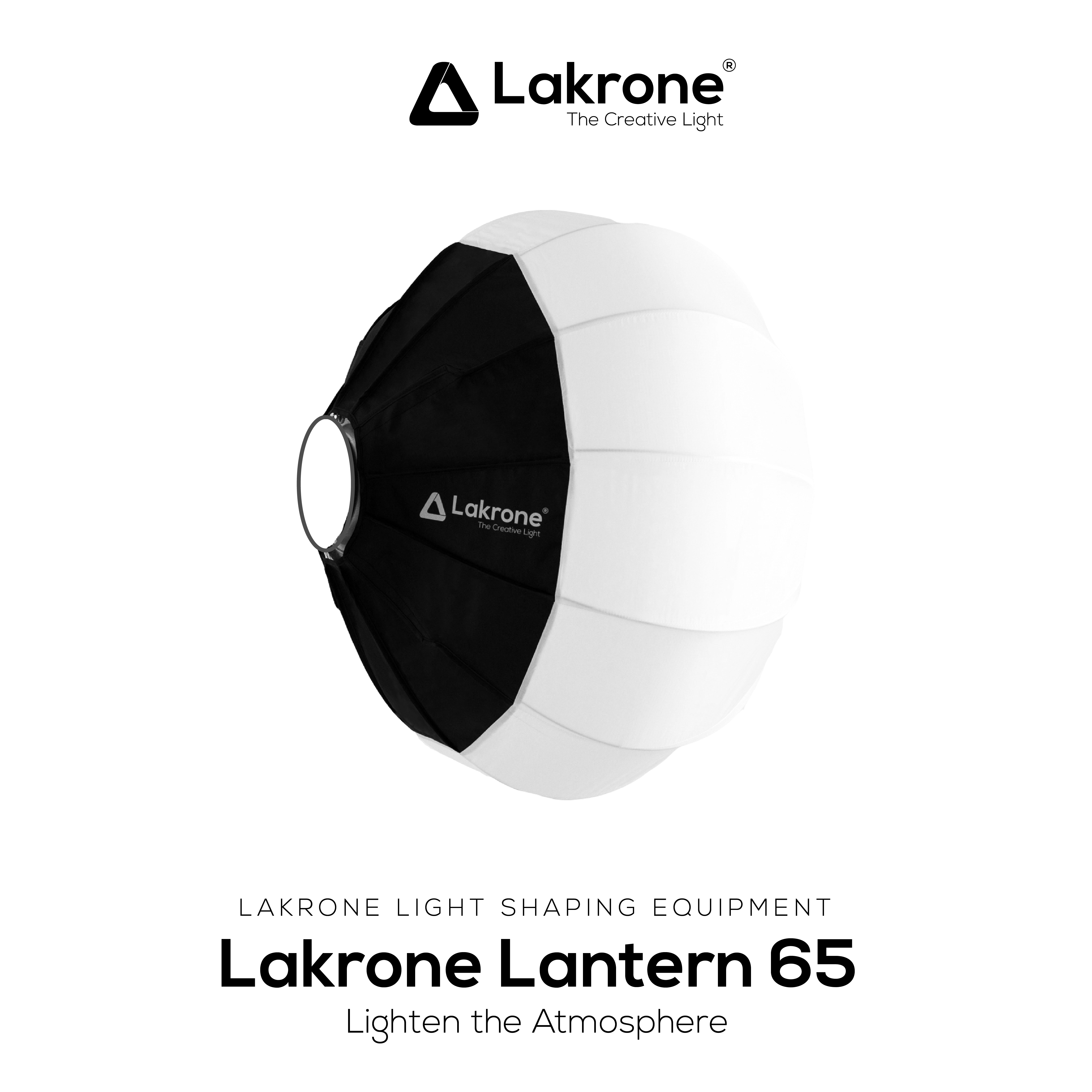 Lakrone Lantern 65 โคมไฟรูปทรงกลมขนาด 65 ซม สว่างรอบตัว (Bowen Mount)
