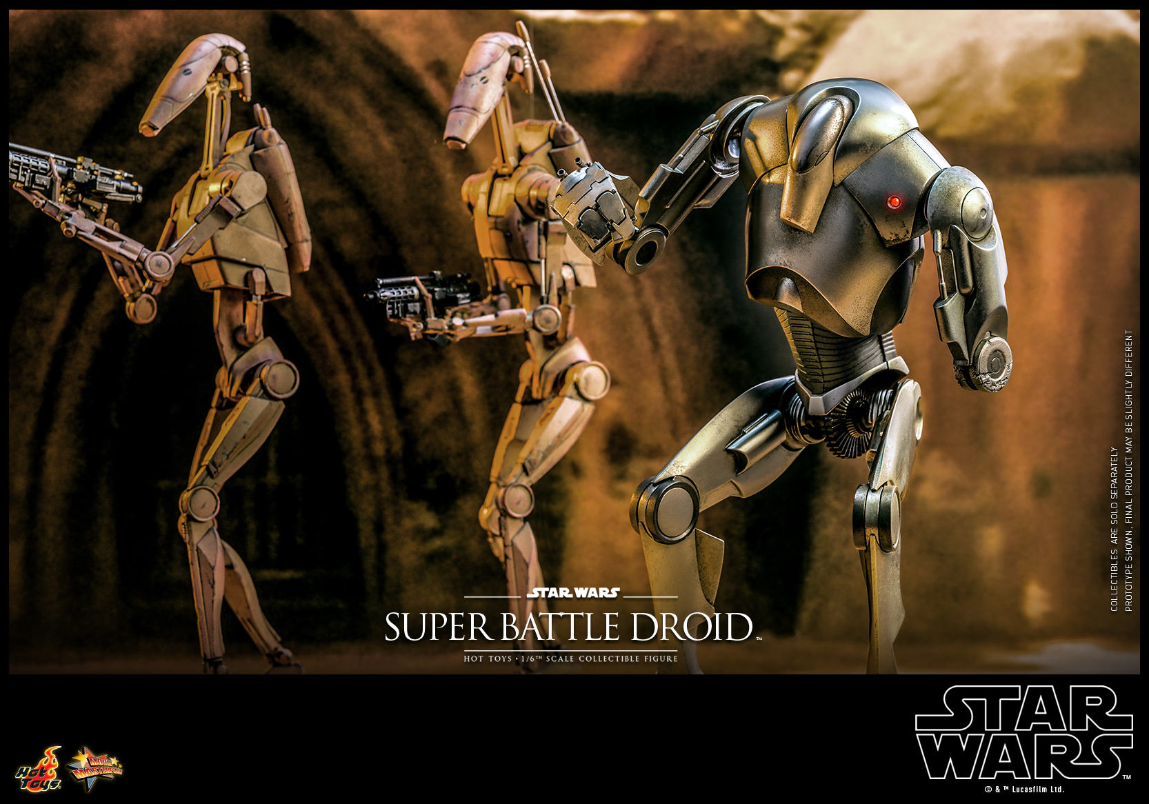 Hot Toys MMS682 1/6 Star Wars: Attack of the Clones™ - Super Battle Droid™
