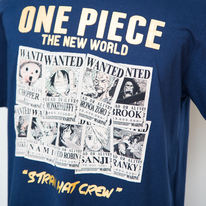 เสื้อยืดการ์ตูนวันพีซ WANTED