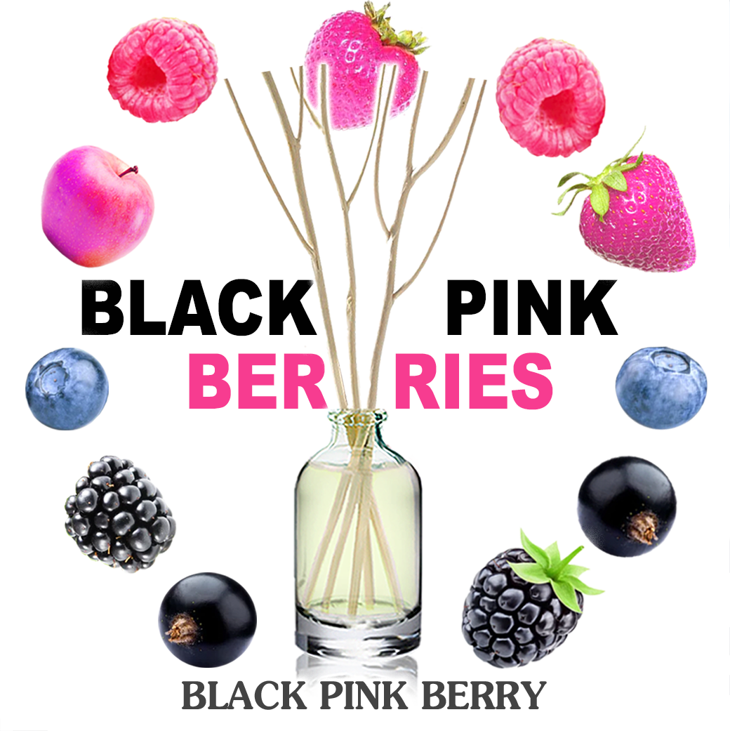 ก้านไม้หอมปรับอากาศขนาดมินิ 15ml BLACK PINK BERRY แบลคพิ้งค์ เบอร์รี่