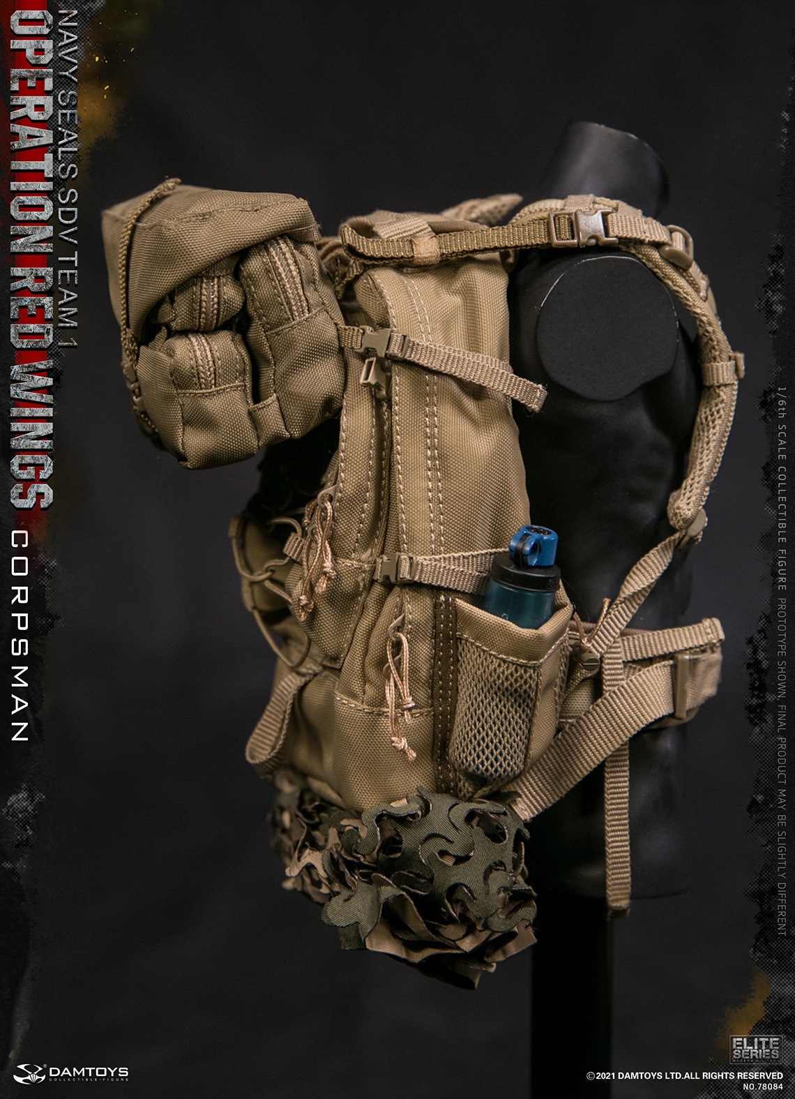 DAMTOYS 78084 1/6 Operation Red Wings: Navy Seals SDV Team 1 - Corpsman