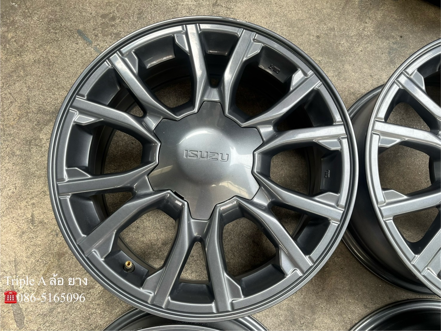 ✨ล้อแม็ก✨ISUZU X-Series ขอบ 16 สีเทาดำ