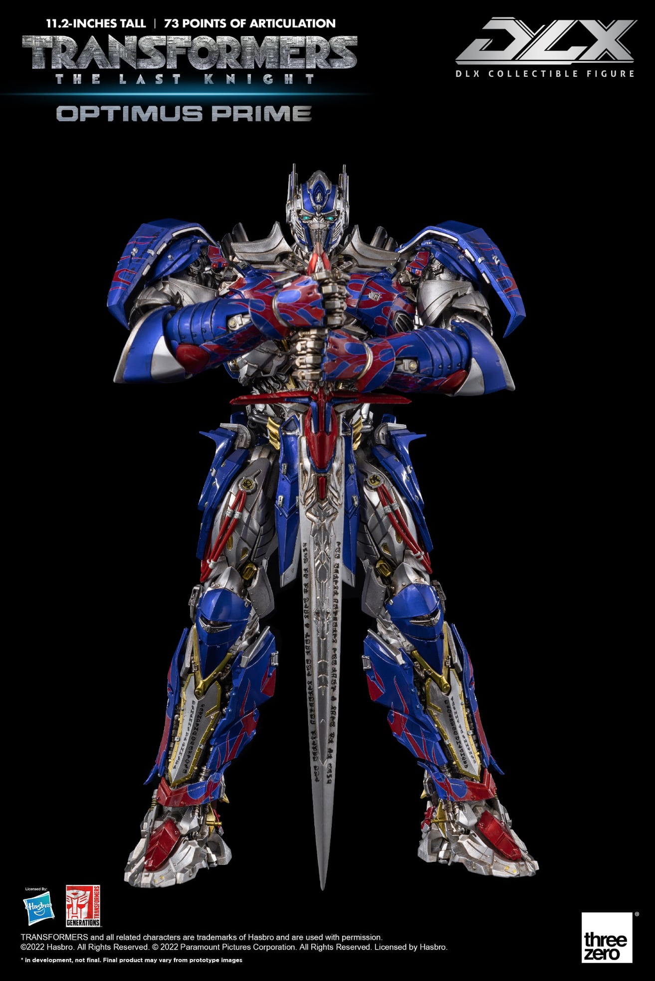 Threezero 3Z04570W0 DLX Transformers: The Last Knight - Optimus Prime