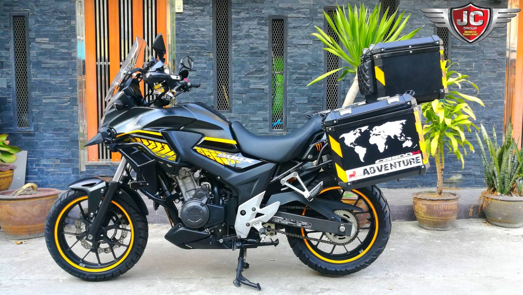 รถบ้านแท้แต่งแต็มทั้งคัน CB500X(abs)----จดทะเบียน ธ.ค.ปี 2013 "Full Options" พร้อมลุย!