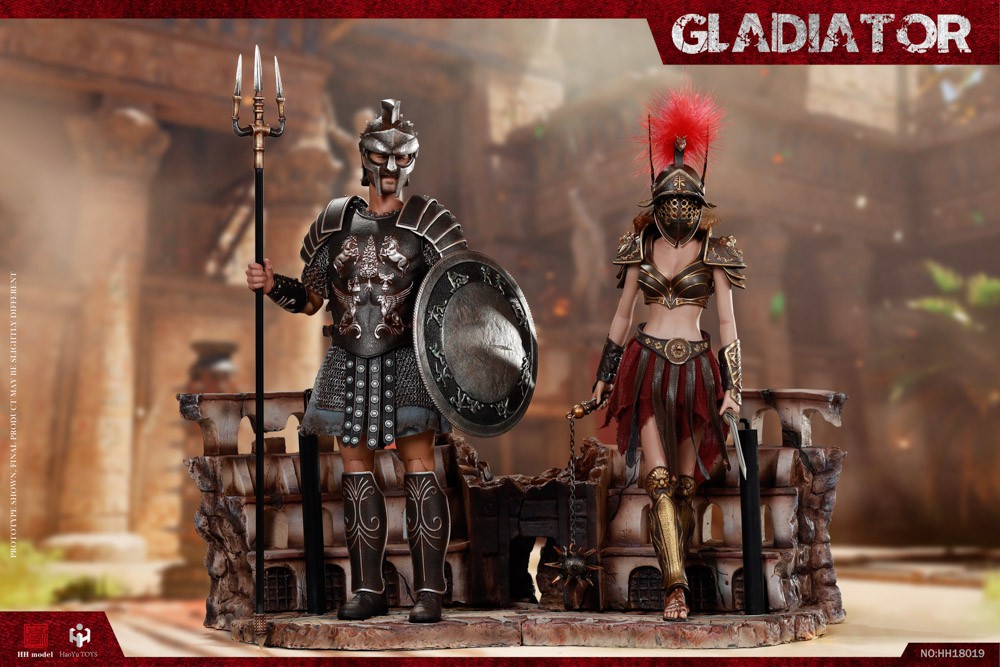 HHmodel & HaoYuTOYS HH18019 1/6 Gladiator - Empire Gladiator & Empire Female Warrior Red Feather