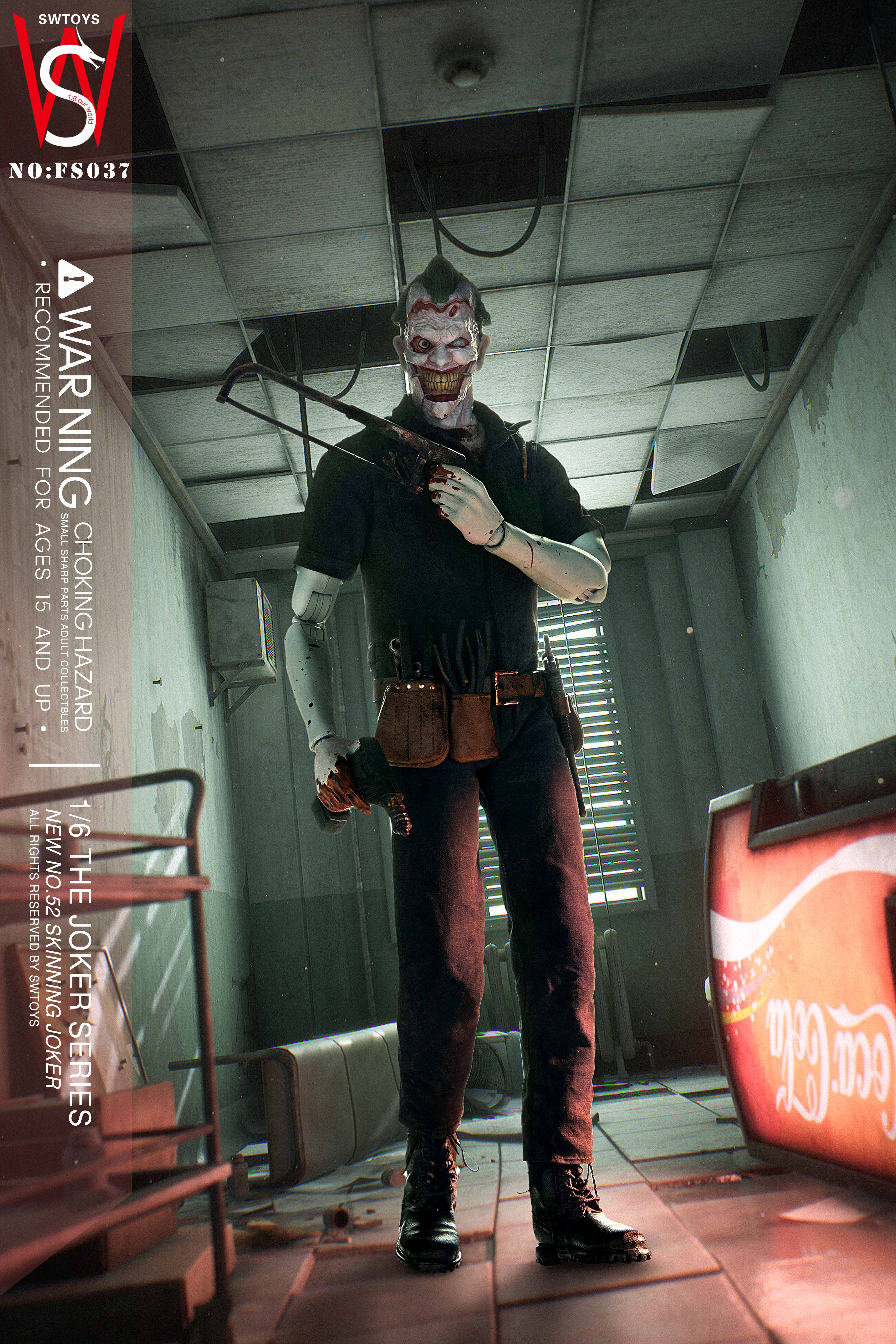 SWTOYS FS037 1/6 The Joker Series - No.52 Skinning Joker