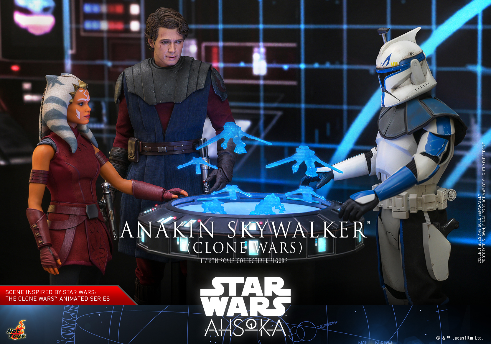 Hot Toys TMS129 Star Wars: Ahsoka™ - Anakin Skywalker™ (Clone Wars)