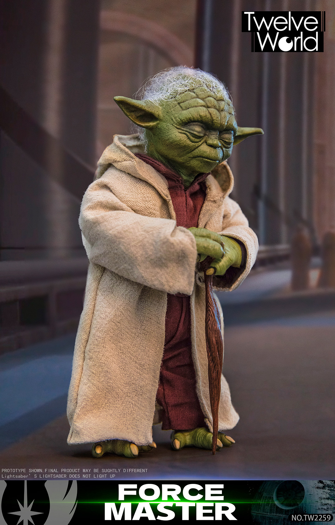 TWTOYS TW2259B 1/6 Jedi Master Force Elder (Deluxe Edition)