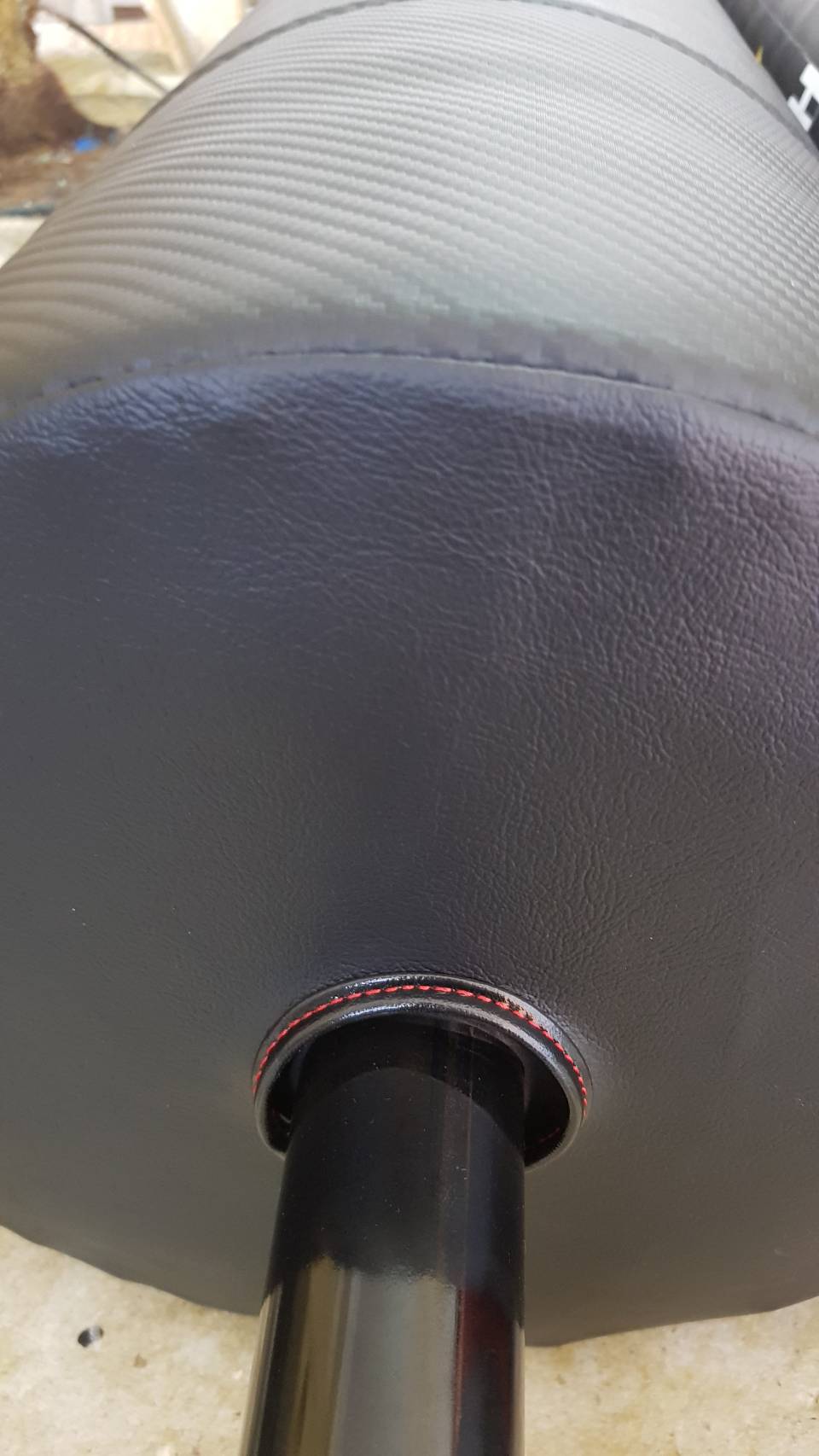 กระสอบทรายตั้งพื้นรุ่นกลางสีดำ