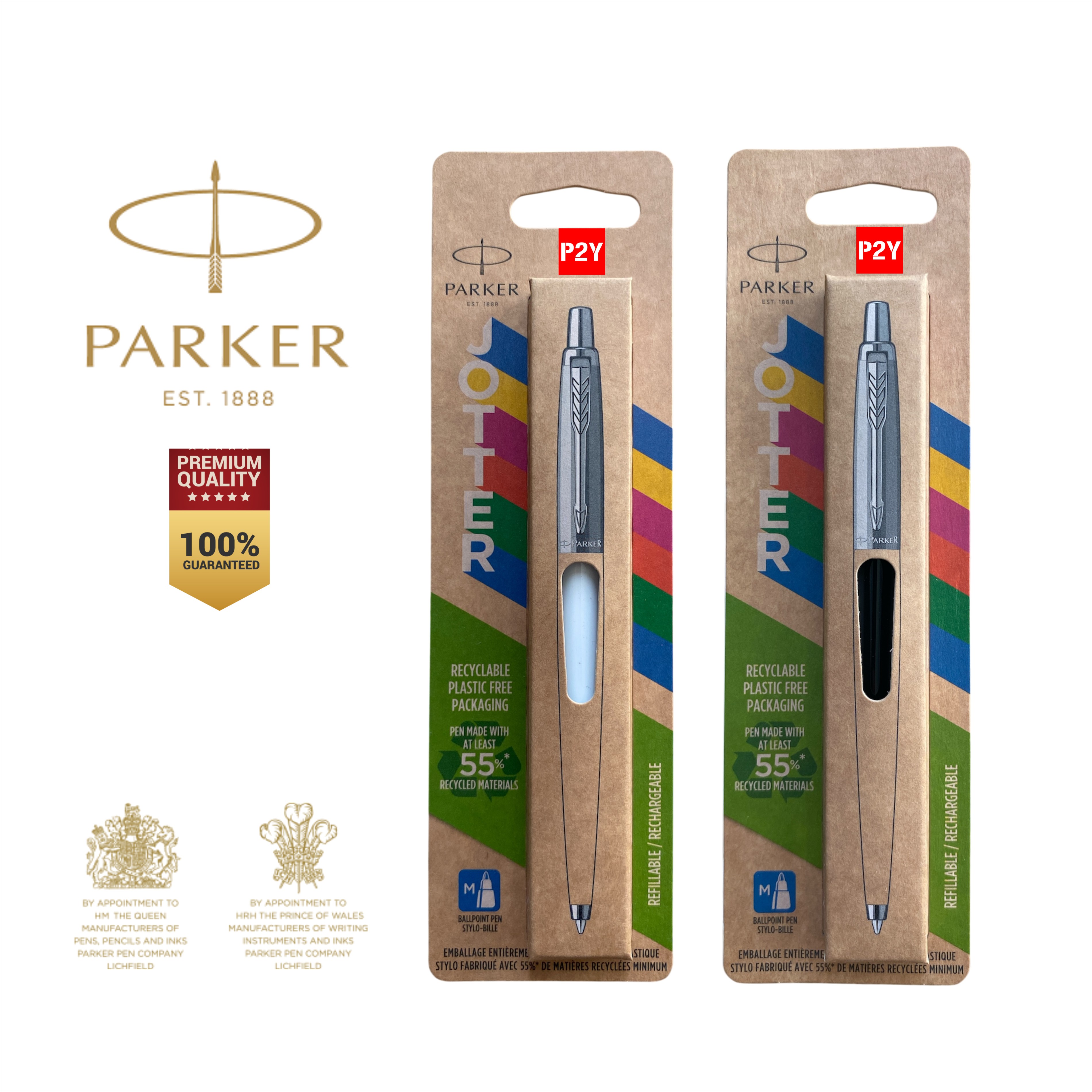 Parker Jotter Original รุ่นพิเศษ กล่องแขวน + ไม่สลักชื่อ (ราคา/ด้าม)