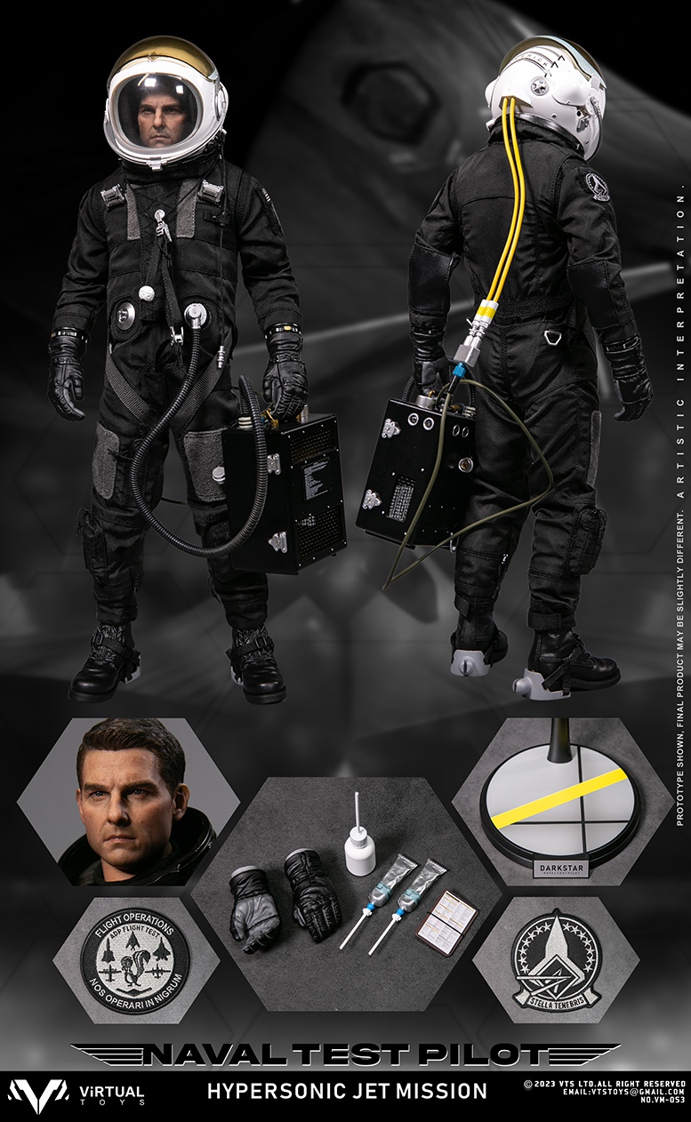 VTSTOYS VM-053 1/6 Hypersonic Jet Mission Naval Test Pilot