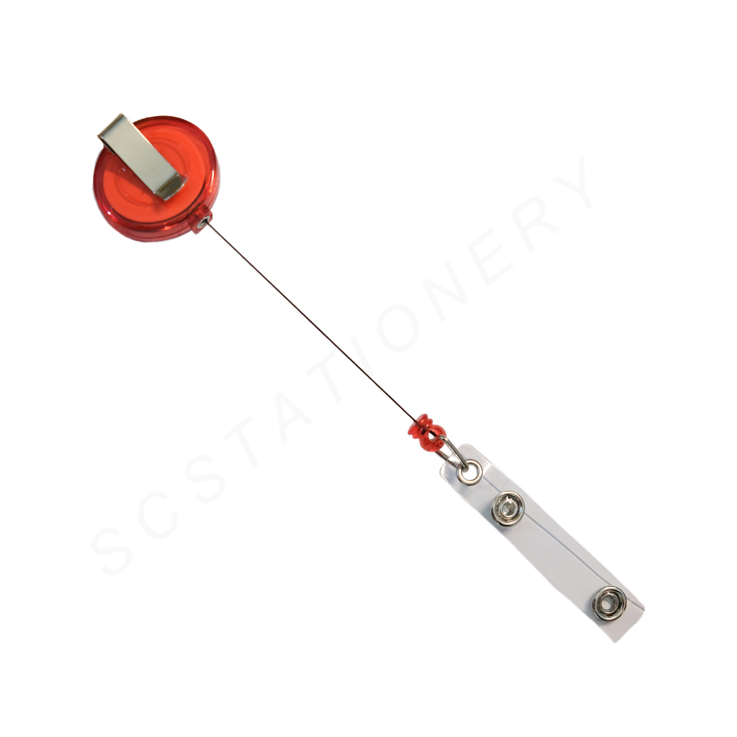 โยโย่ห้อยบัตรพนักงาน สีใส 1ชิ้น ระบุสีได้