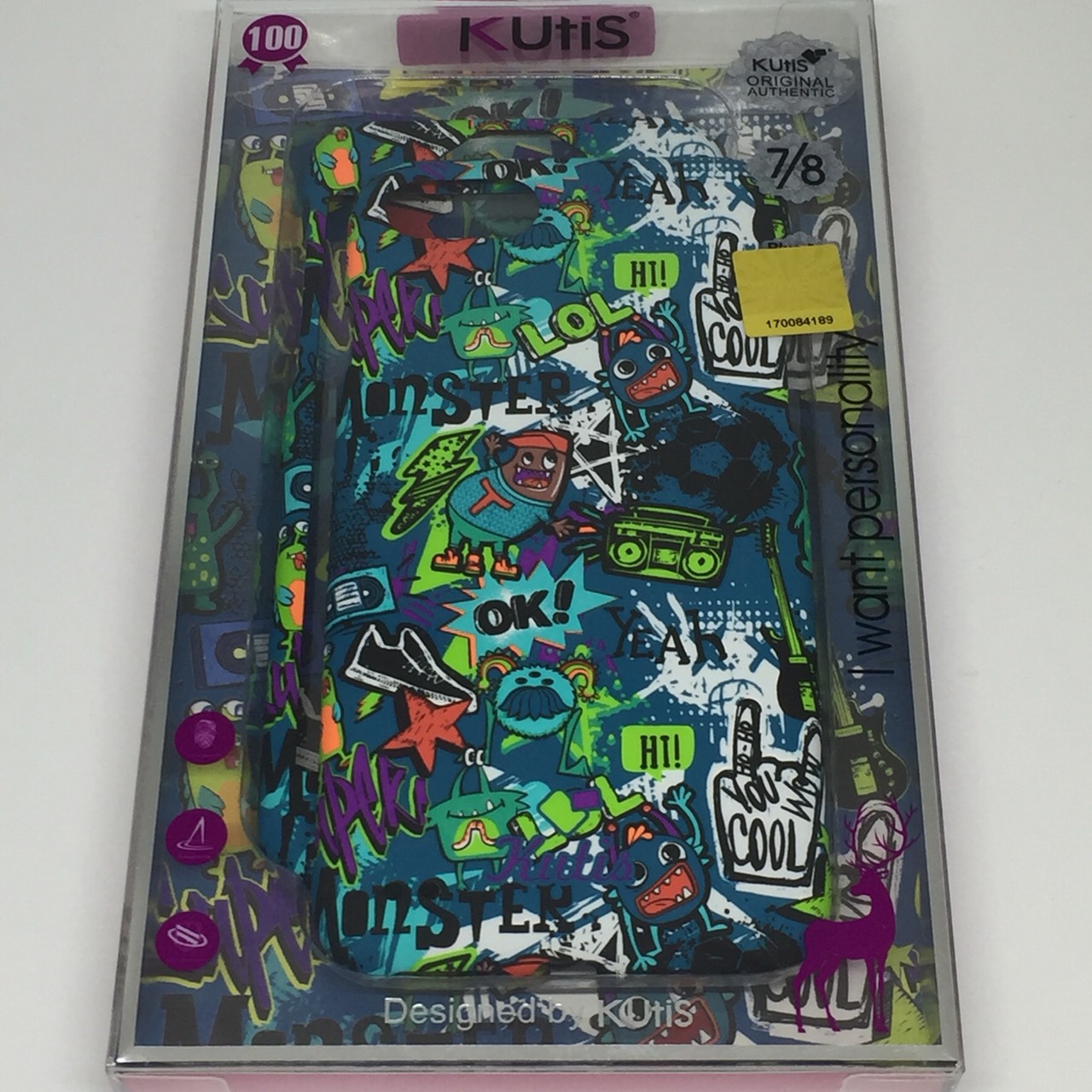 เคสคูทิส (Kutis) ไอโฟน7,8(ลายMonster)มาใหม่