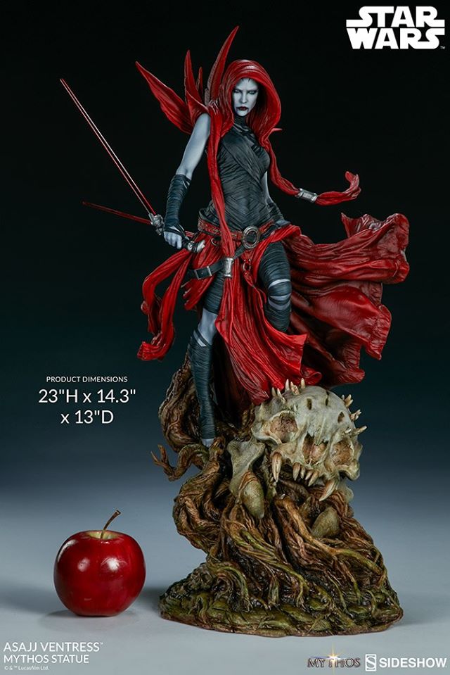 Sideshow Collectibles 300235 Star Wars - Asajj Ventress Mythos
