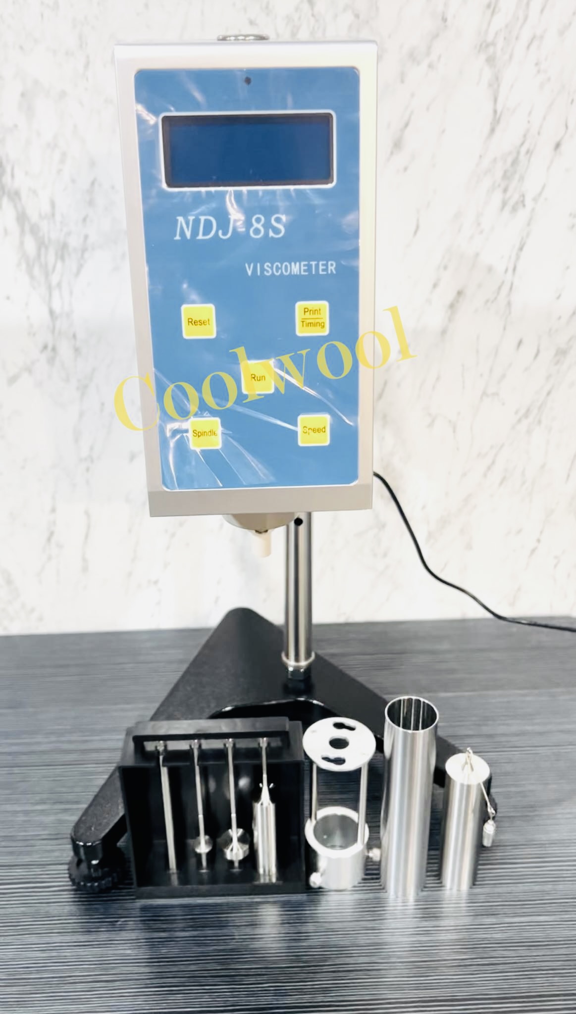 เครื่องวัดความหนืด Viscosity meter-NDJ-8S+ L0 Spindle วัดความหนืดต่ำ 1 m.Pas