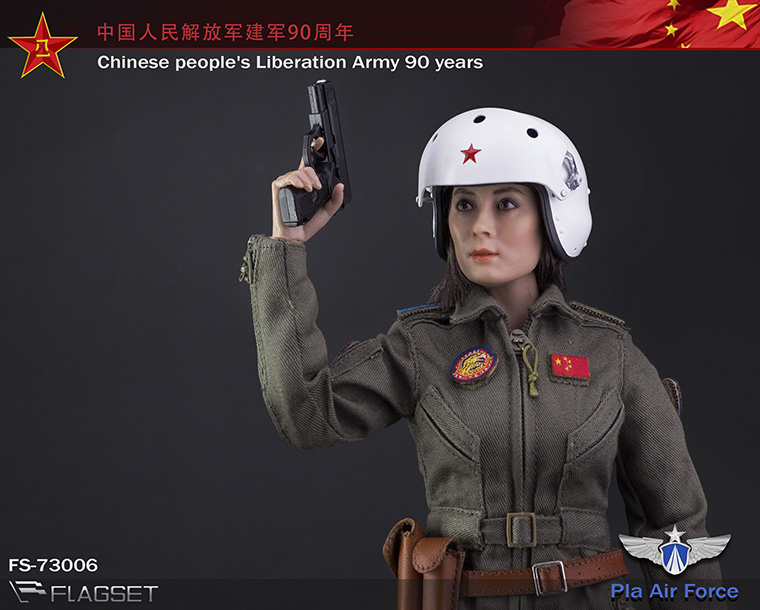 FLAGSET FS-73006 90th Anniversary of the Founding of the Chinese People's Liberation Army - Female Pilot