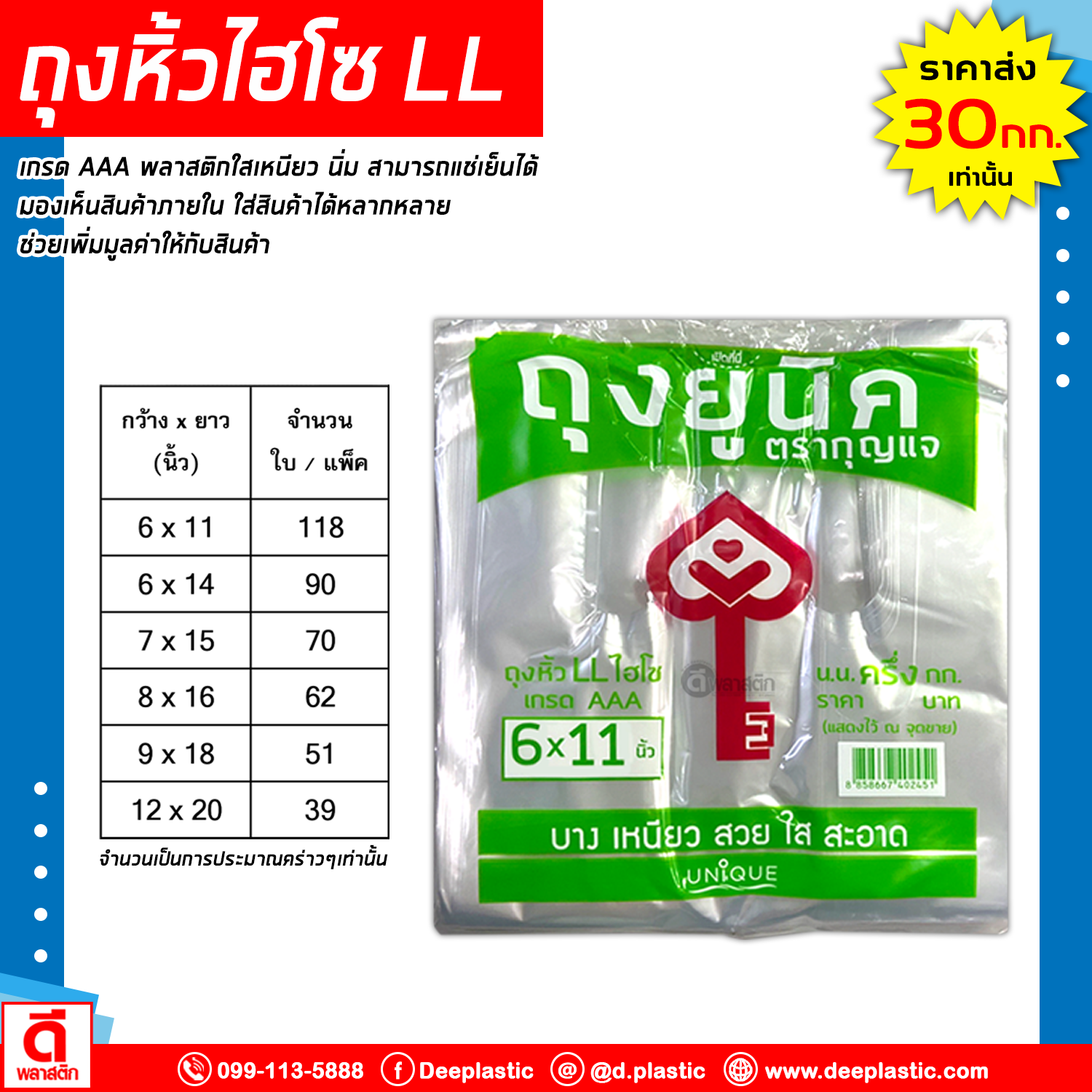 ถุงหูหิ้วไฮโซLL (ตรากุญแจ)