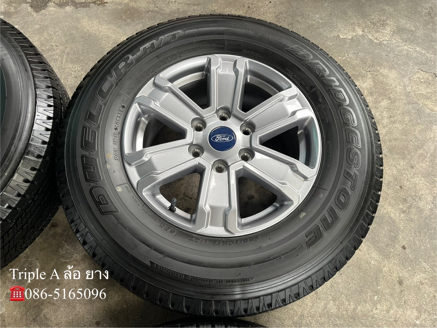 ✨ล้อแม็ก✨Ford Ranger รุ่นใหม่ล่าสุด ขอบ 17 พร้อมยาง 255-70-17 Bridgestone♨️ปี 24♨️
