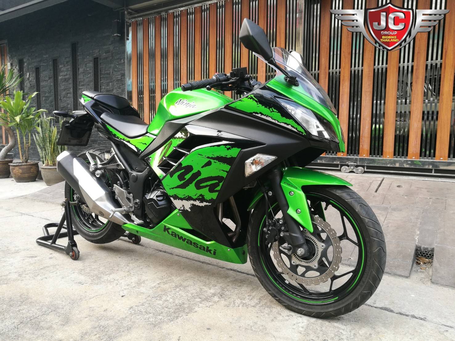 NINJA300abs รถบ้านแท้มือเดียว ไมล์แท้หมื่นต้นๆ