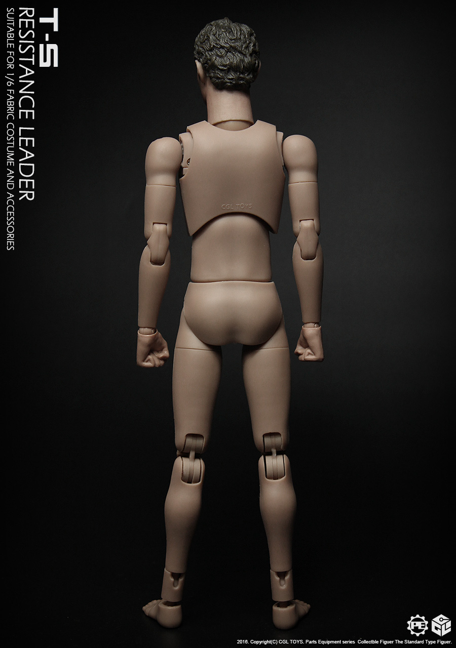 CGLTOYS PE03 Terminator 5 Connor With 2 headsculpts and narrow shoulders movable male body