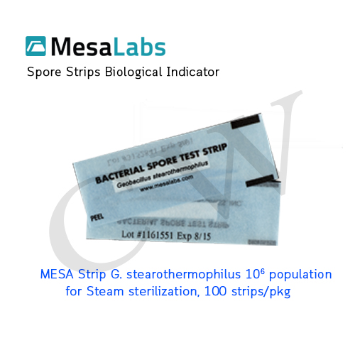 ชุดทดสอบประสิทธิภาพการทำให้ปราศจากเชื้อ steam sterilization 10^6(100pcs/pkg)